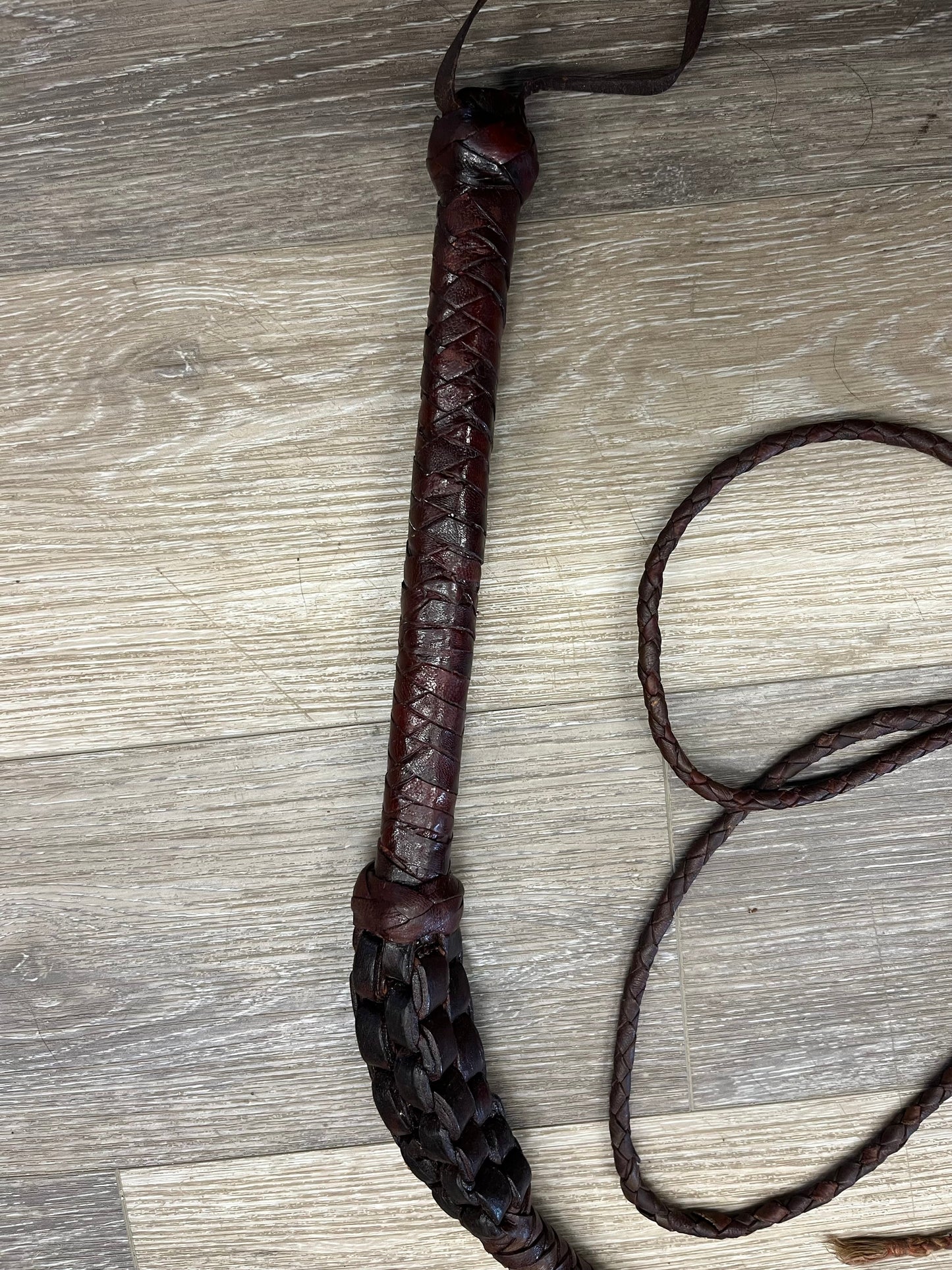 Consignment Leather Bull Whip