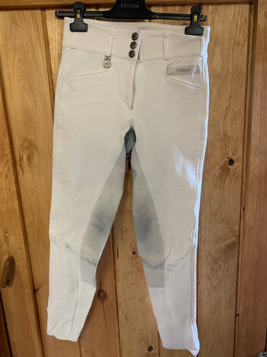 Consignment Pikeur White Full Seat Breech 38