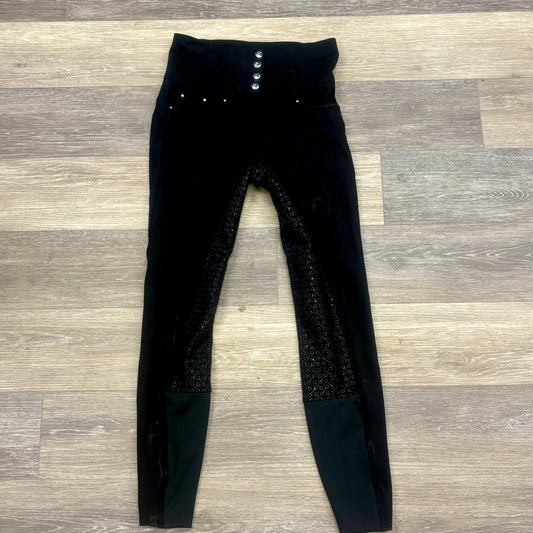 Consignment Horze F/S Breech Black Sz 22