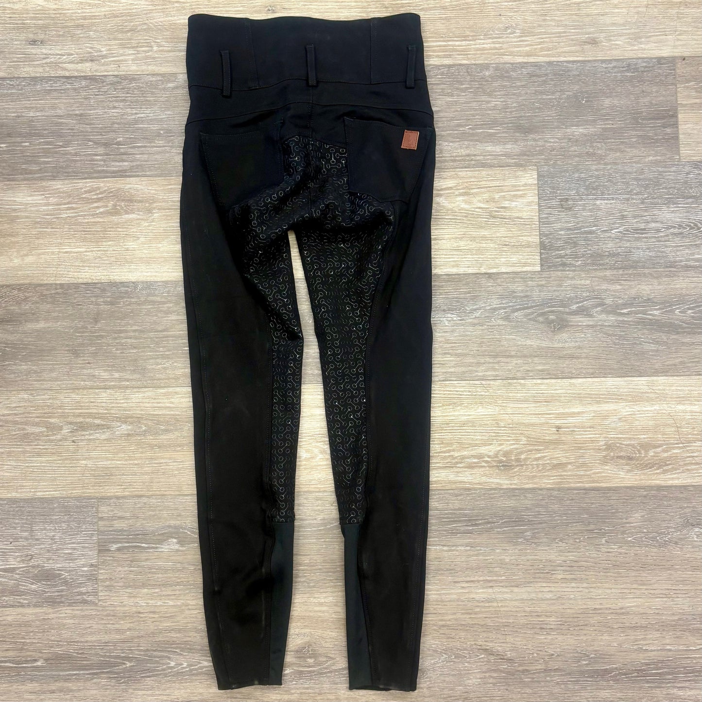 Consignment Horze F/S Breech Black Sz 22