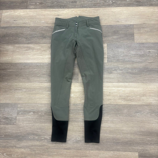 Consignment Horze F/S Breech-Olive Green 22
