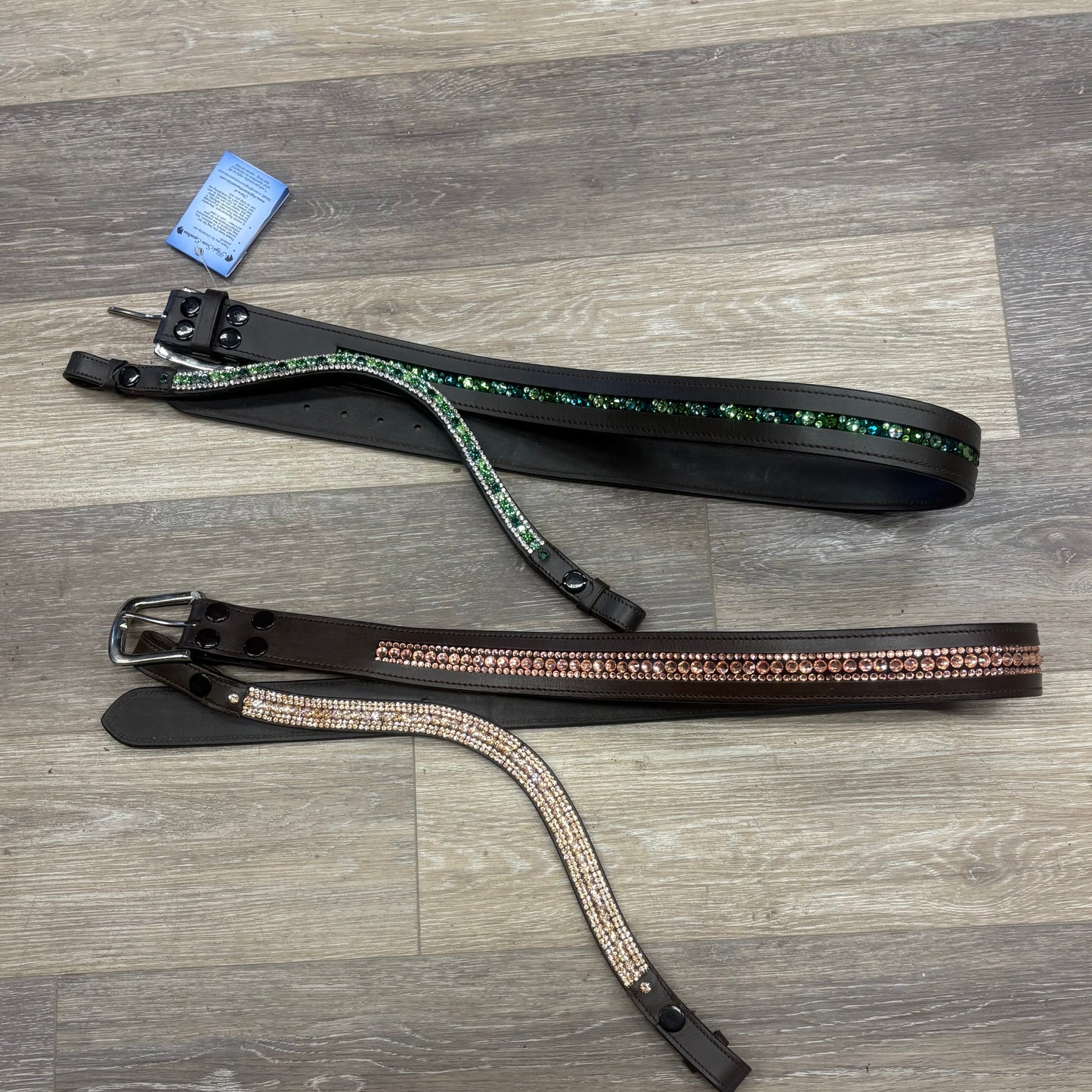 Consignment High Score Swarovski  Crystal Belt/Brow Band Sets