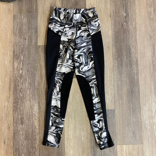 Consignment Kerrits Riding Tights Ladies XS Black/White