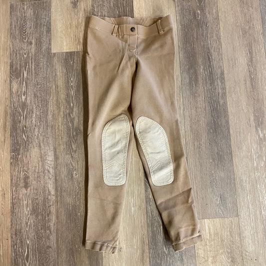 Consignment Elation Beige Knee Patch Pull On Jodphur 26R