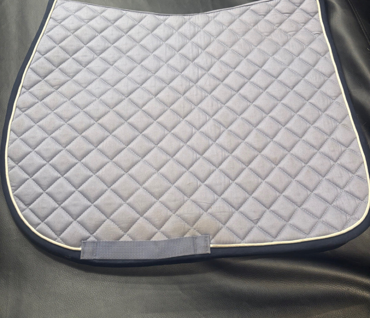 blue saddle pad
