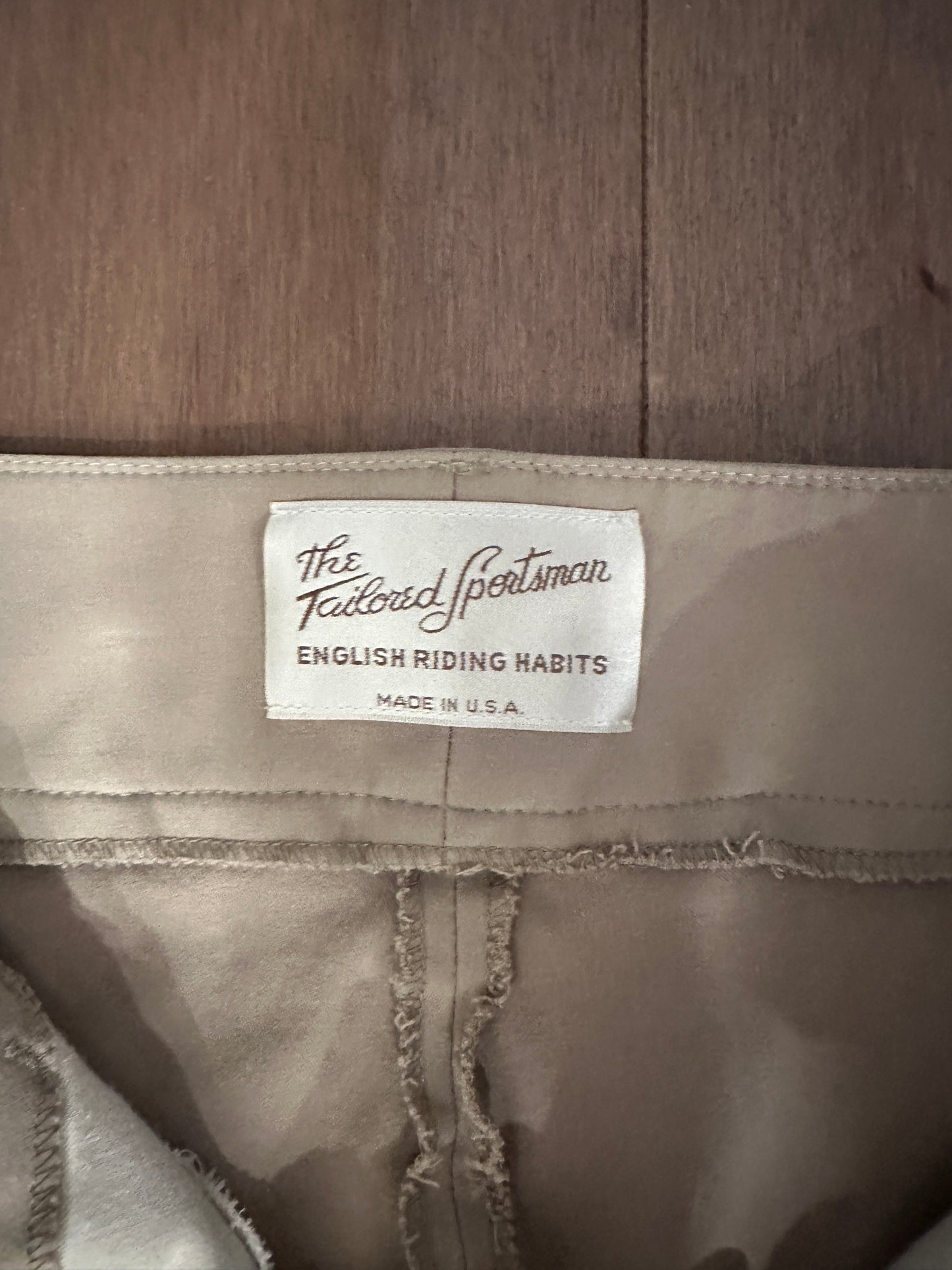 Tailored Sportmans Tan Breeches